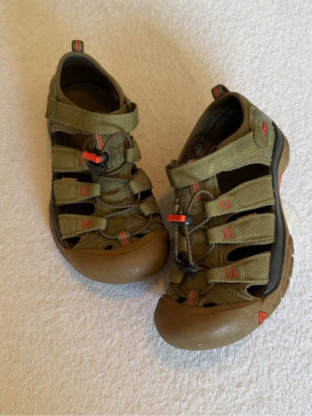 KEEN Kids Olive Green Outdoor Sandal Sneakers